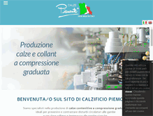 Tablet Screenshot of calzificiopiemonte.com